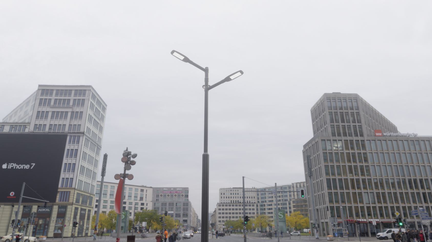 Street Light 12 version 5 3m with pole 3 Low-poly 3D model_76