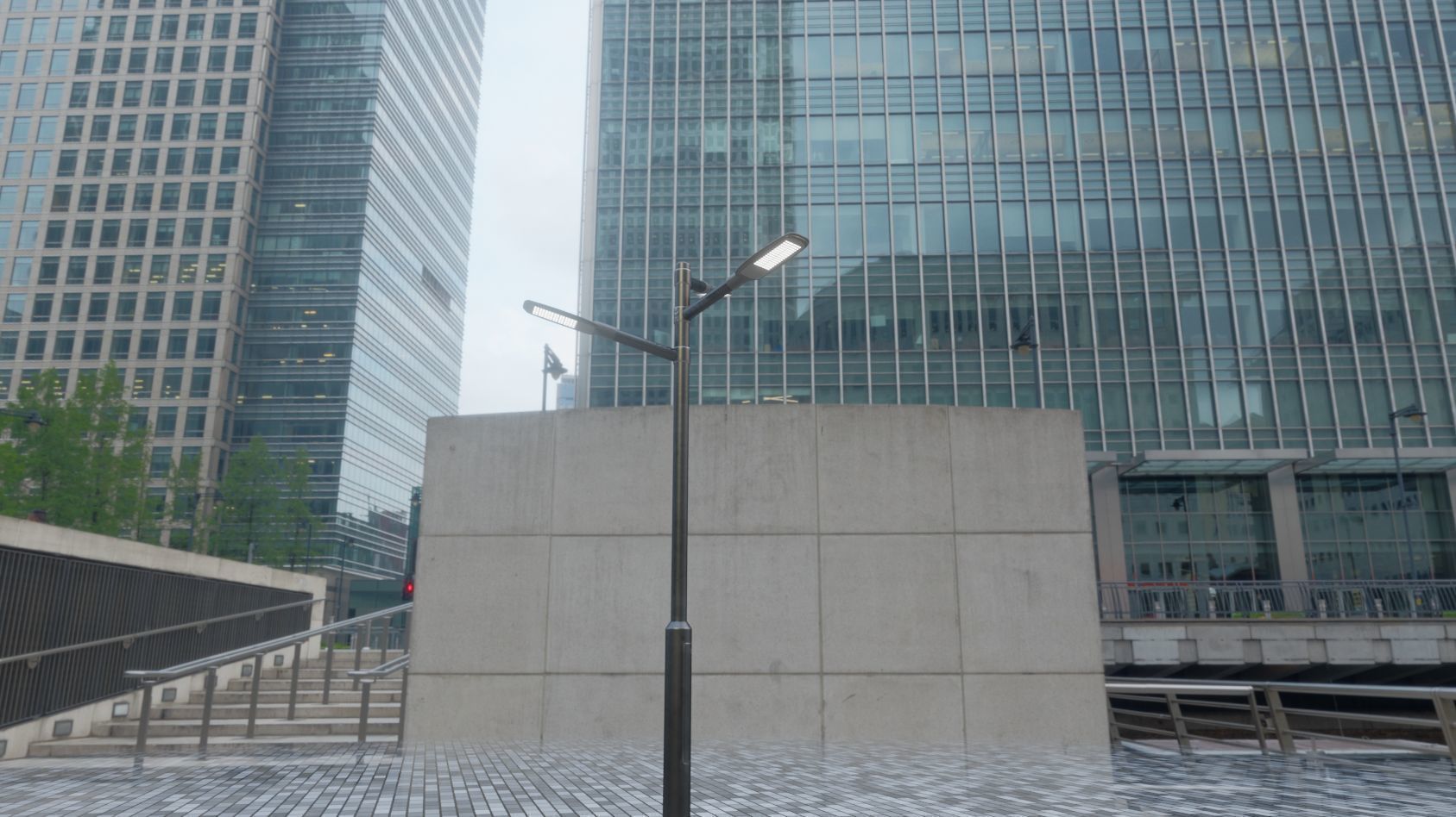 Street Light 12 version 5 3m with pole 3 Low-poly 3D model_88