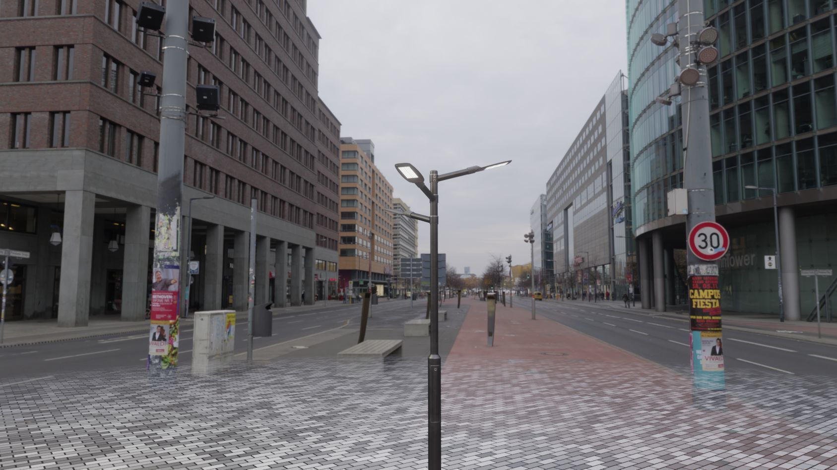 Street Light 12 version 5 3m with pole 3 Low-poly 3D model_61