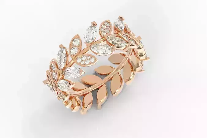 wedding leaf ring caesar wreath  flora 