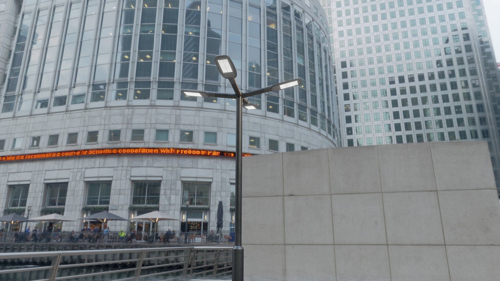 Street Light 12 version 4 3m with pole 3 Low-poly 3D model_83