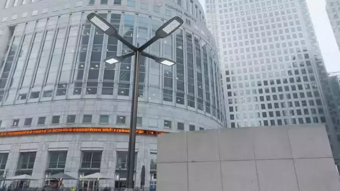 Street Light 12 version 4 3m with pole 3 Low-poly 3D model