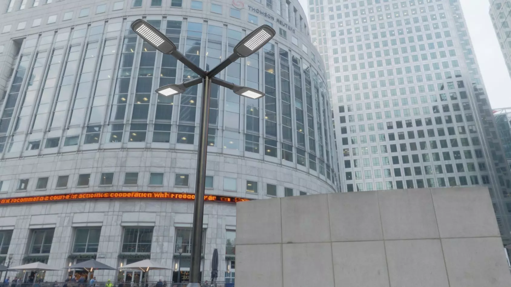 Street Light 12 version 4 3m with pole 3 Low-poly 3D model_0