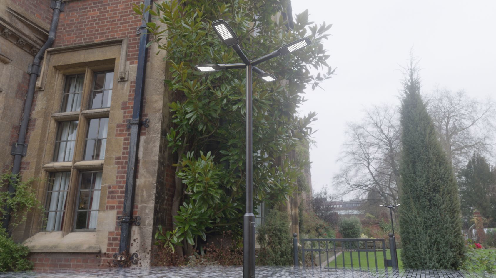 Street Light 12 version 4 3m with pole 3 Low-poly 3D model_6