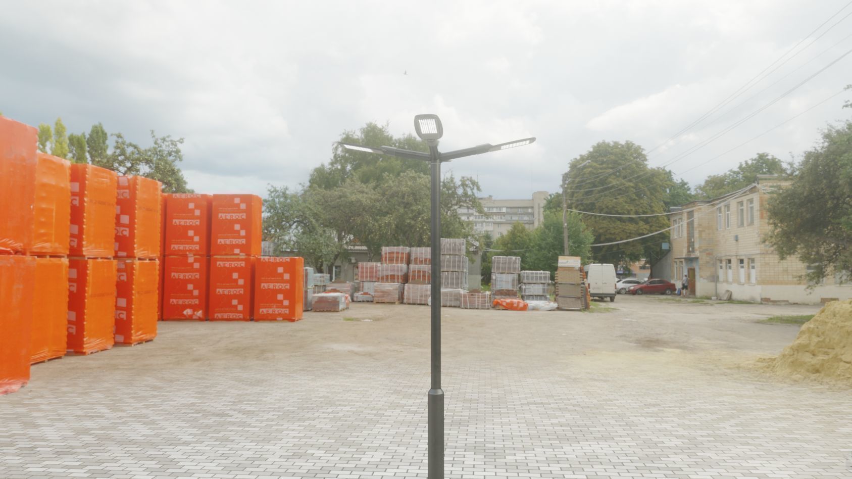 Street Light 12 version 4 3m with pole 3 Low-poly 3D model_29