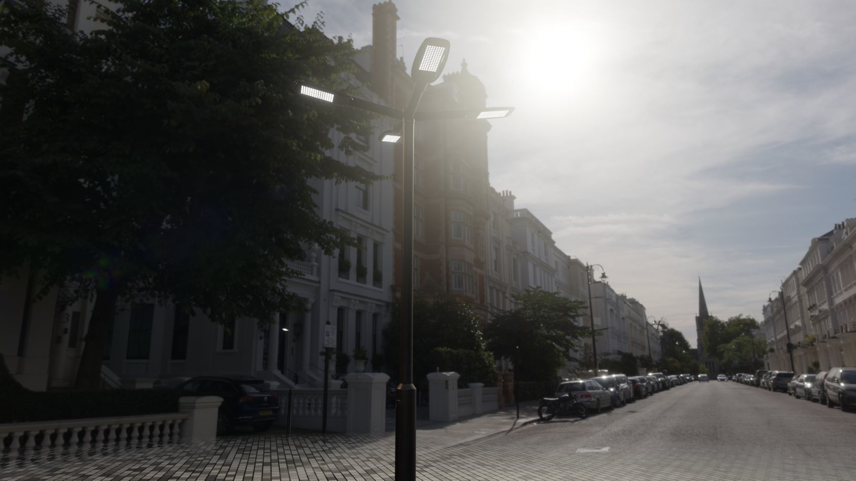 Street Light 12 version 4 3m with pole 3 Low-poly 3D model_72