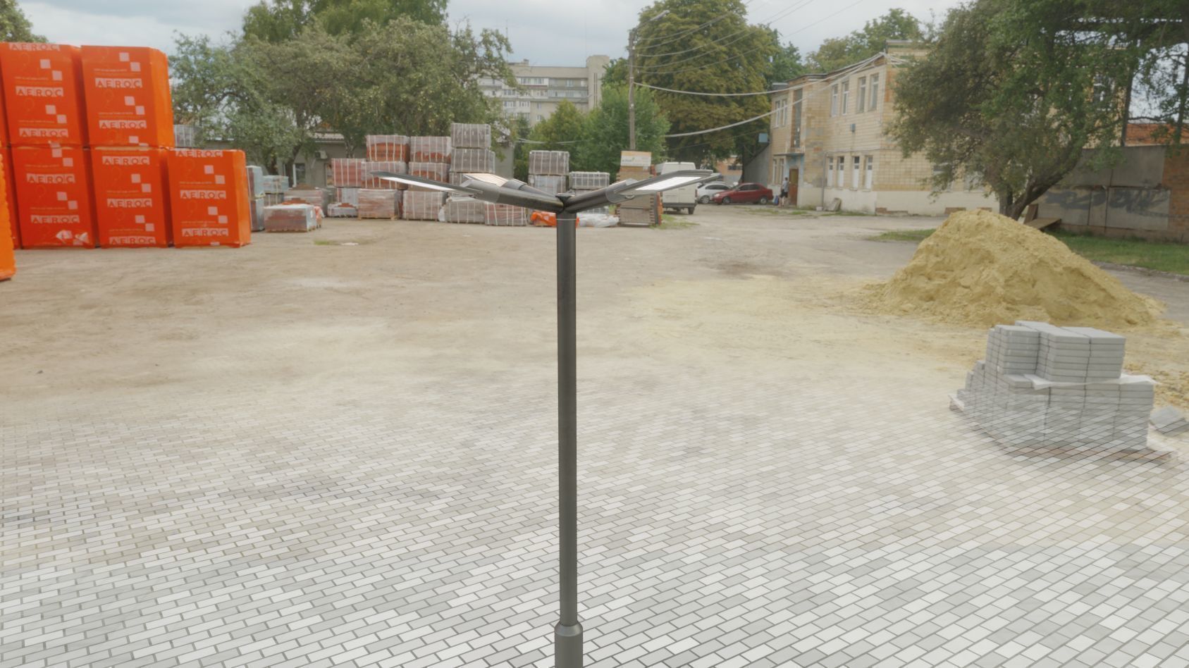 Street Light 12 version 4 3m with pole 3 Low-poly 3D model_59