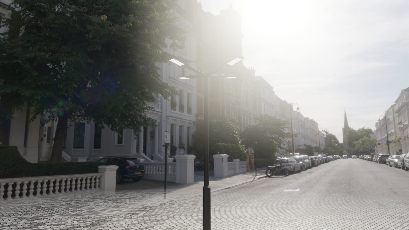 Street Light 12 version 4 3m with pole 3 Low-poly 3D model_25