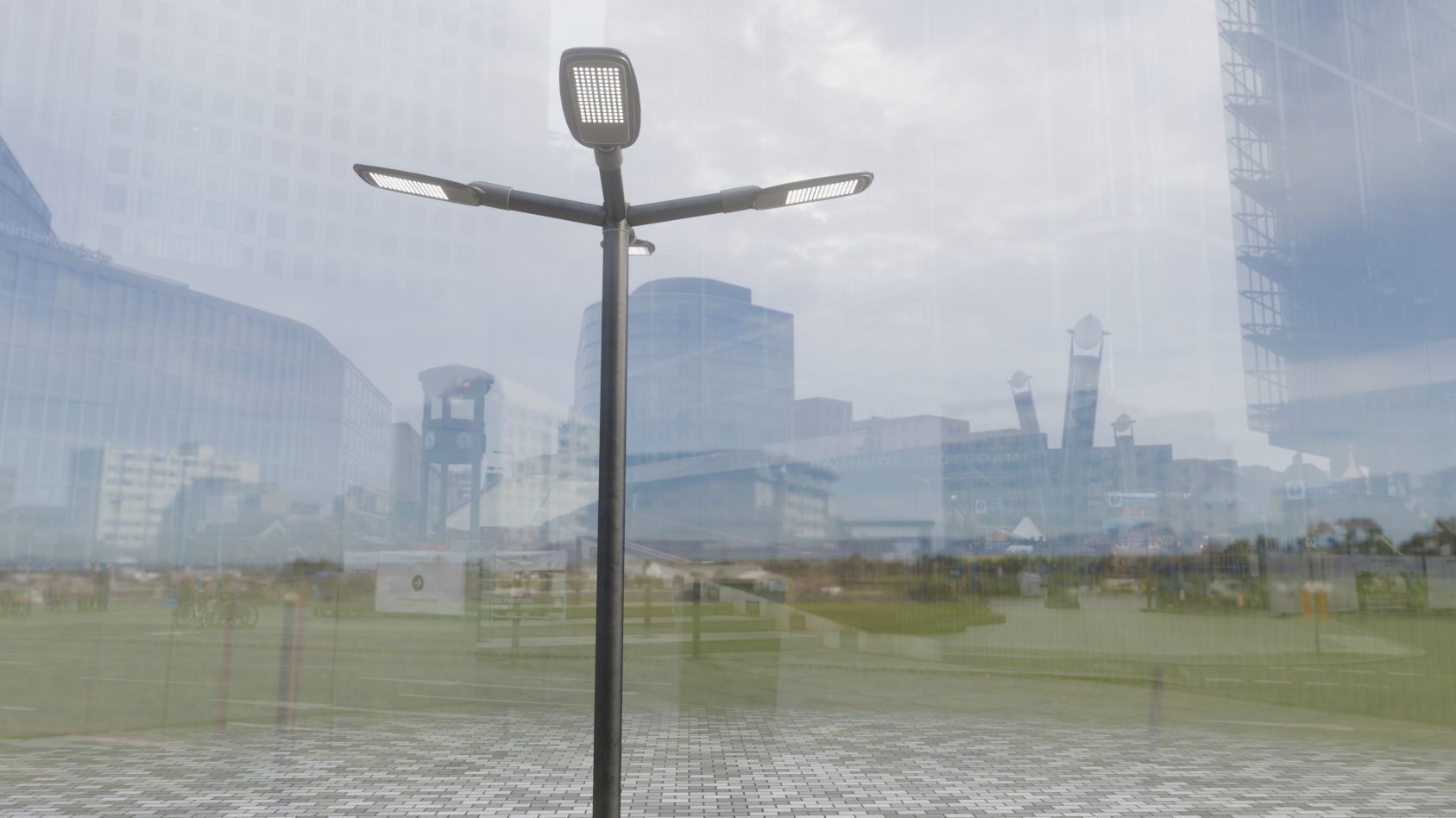 Street Light 12 version 4 3m with pole 3 Low-poly 3D model_62