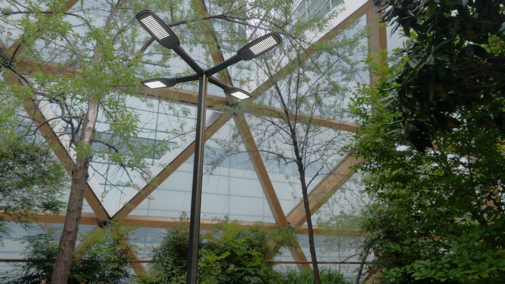 Street Light 12 version 4 3m with pole 3 Low-poly 3D model_65