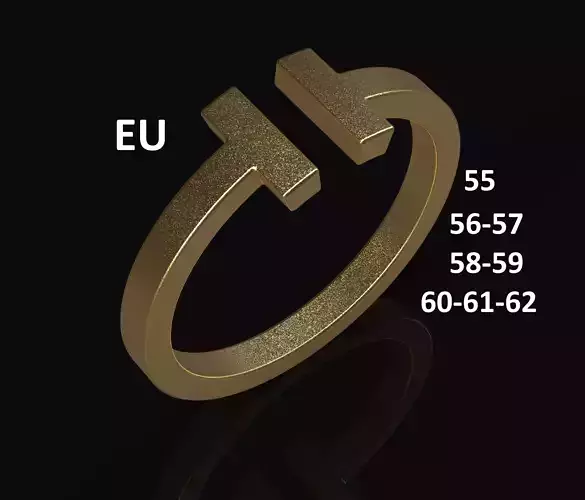 Model 162  Tiffany Ring EU Size