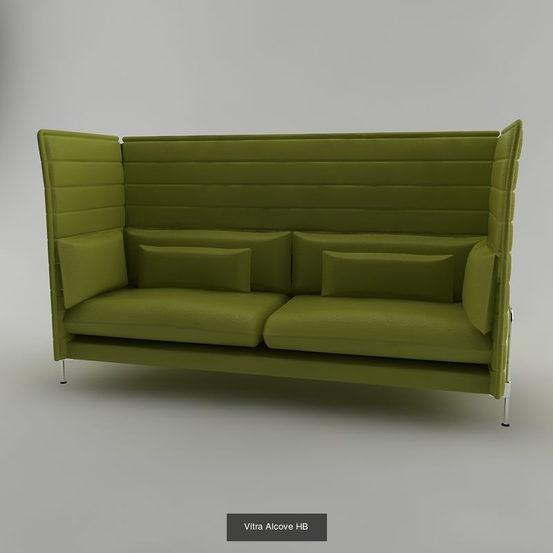 Vitra Alcove HB 3D Model Collection_3