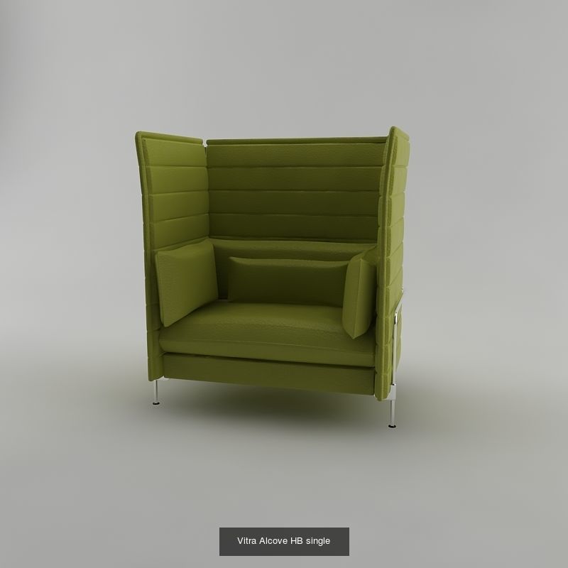 Vitra Alcove HB 3D Model Collection_1
