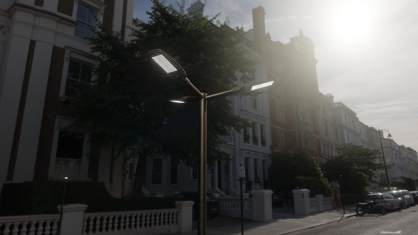 Street Light 12 version 3 3m with pole 3 Low-poly 3D model_31