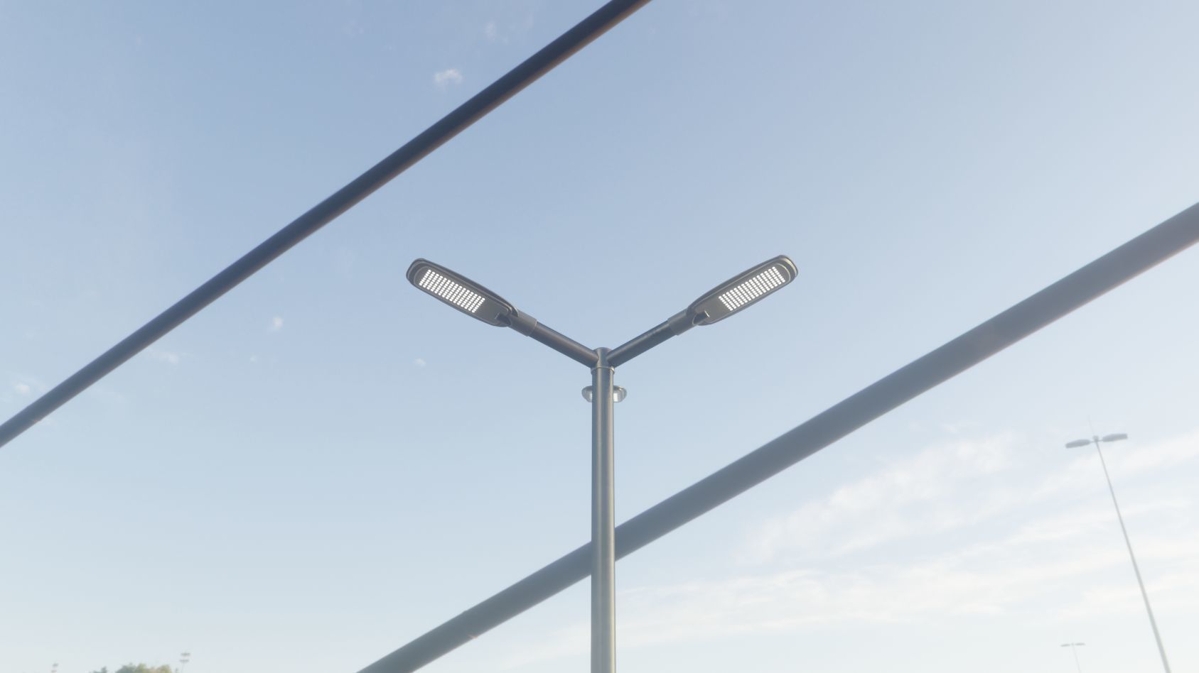 Street Light 12 version 3 3m with pole 3 Low-poly 3D model_34