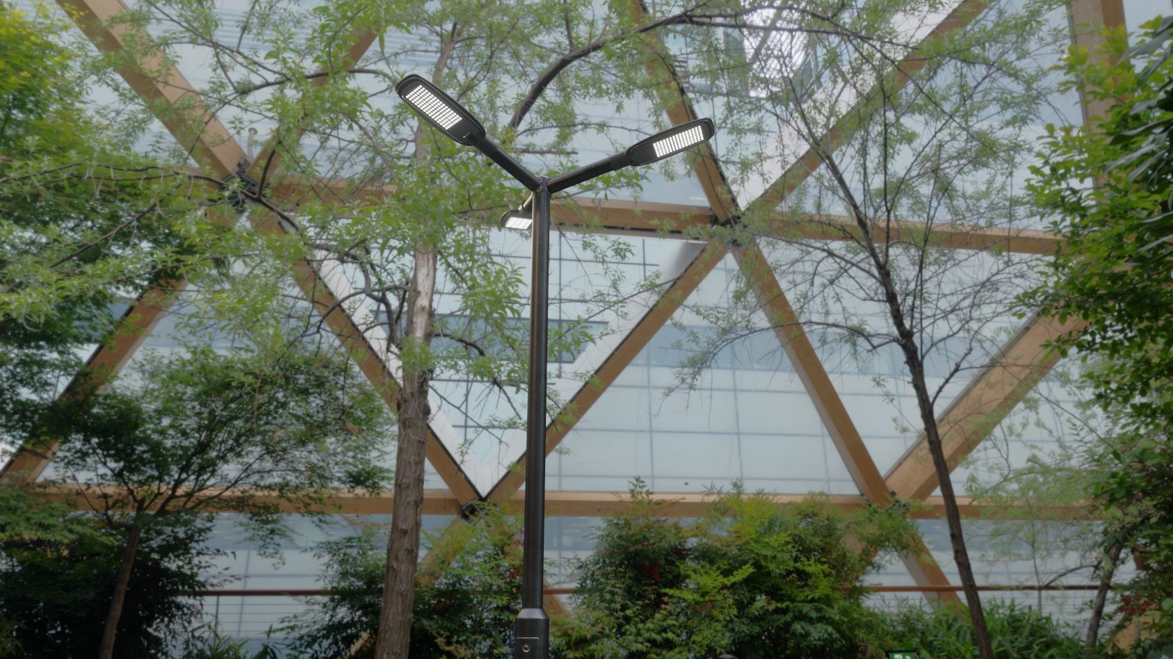 Street Light 12 version 3 3m with pole 3 Low-poly 3D model_11