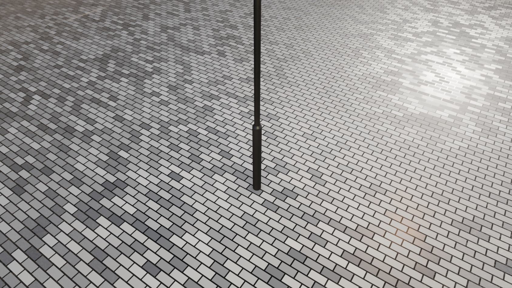 Street Light 12 version 3 3m with pole 3 Low-poly 3D model_52