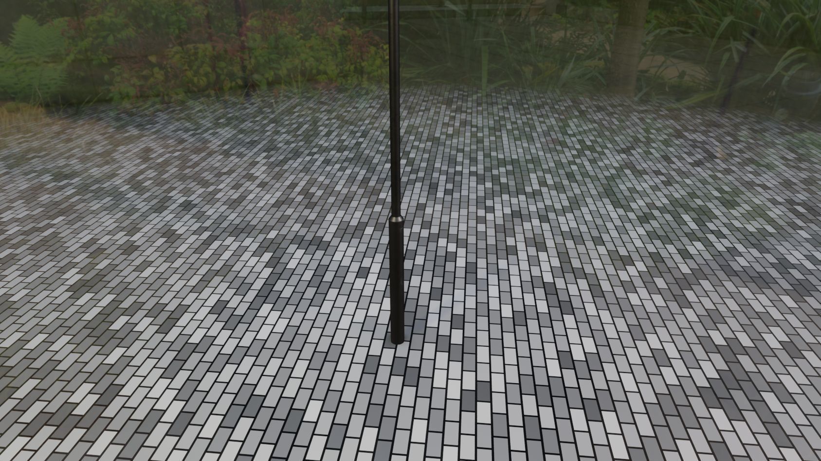 Street Light 12 version 3 3m with pole 3 Low-poly 3D model_58