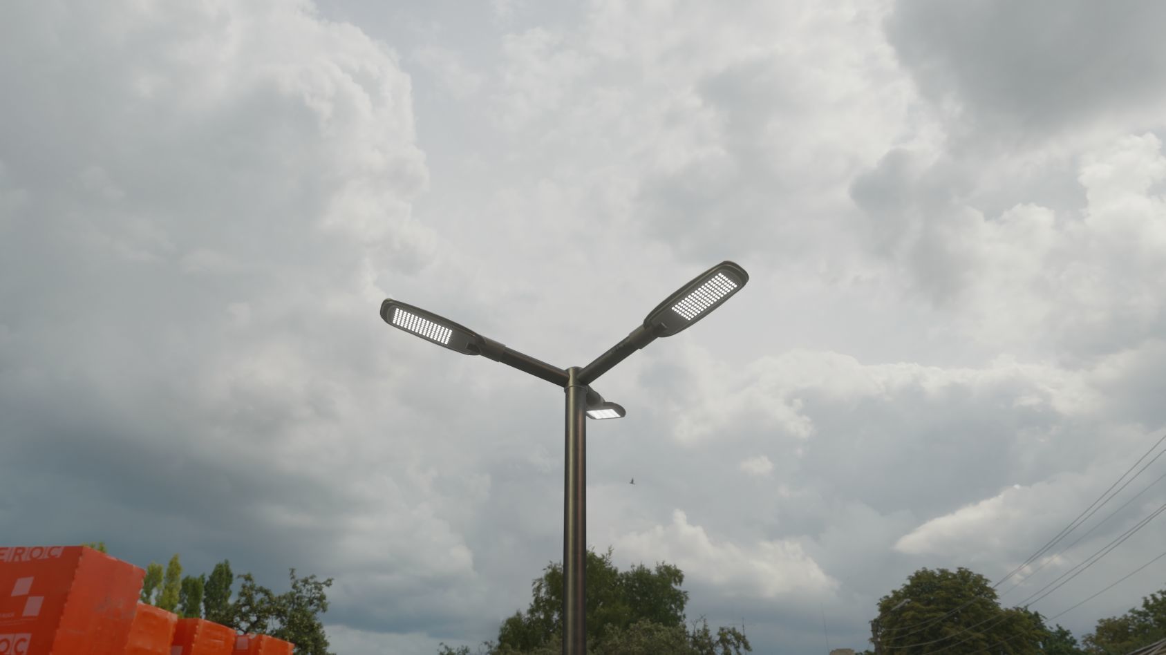 Street Light 12 version 3 3m with pole 3 Low-poly 3D model_35