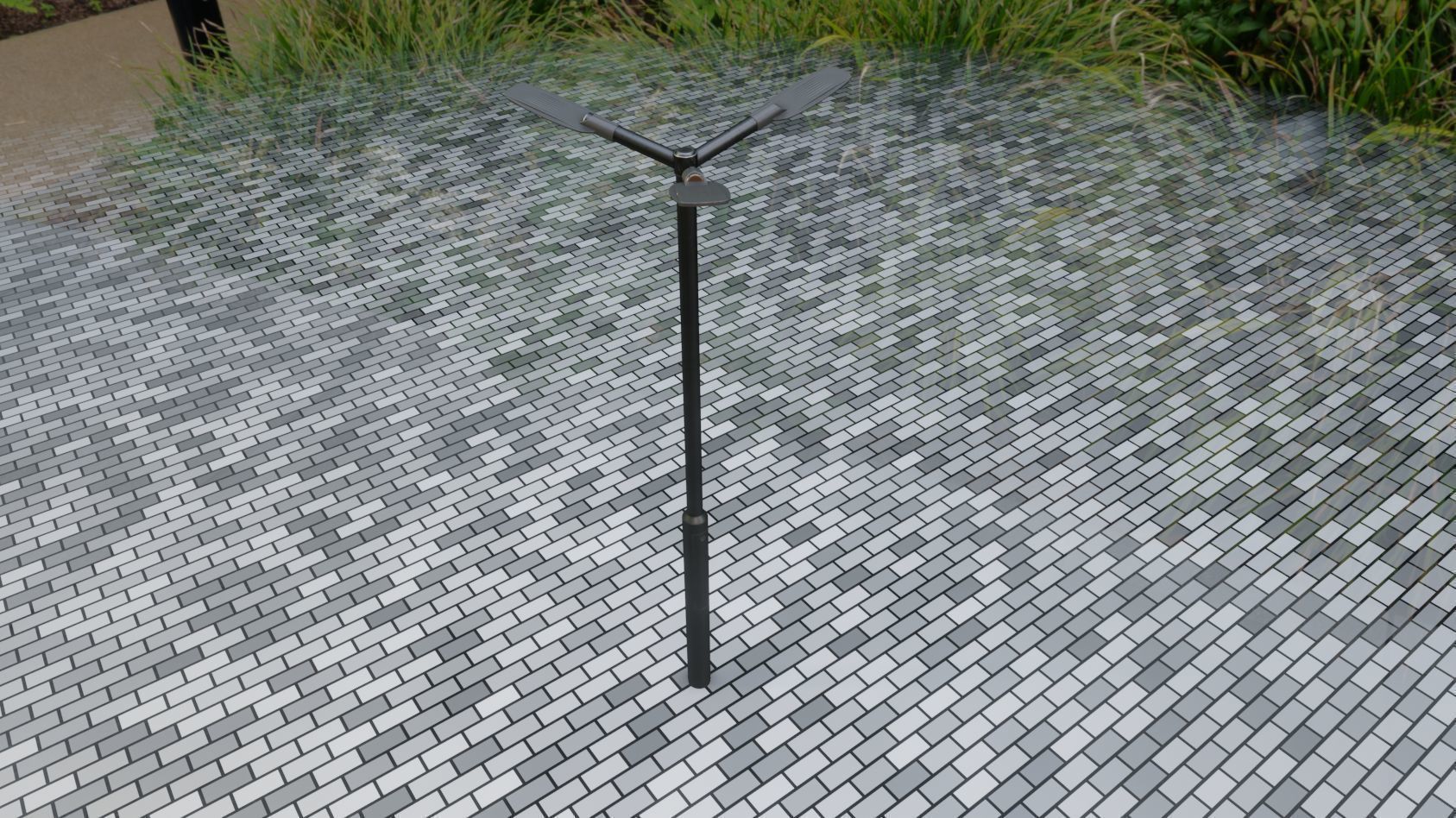 Street Light 12 version 3 3m with pole 3 Low-poly 3D model_62