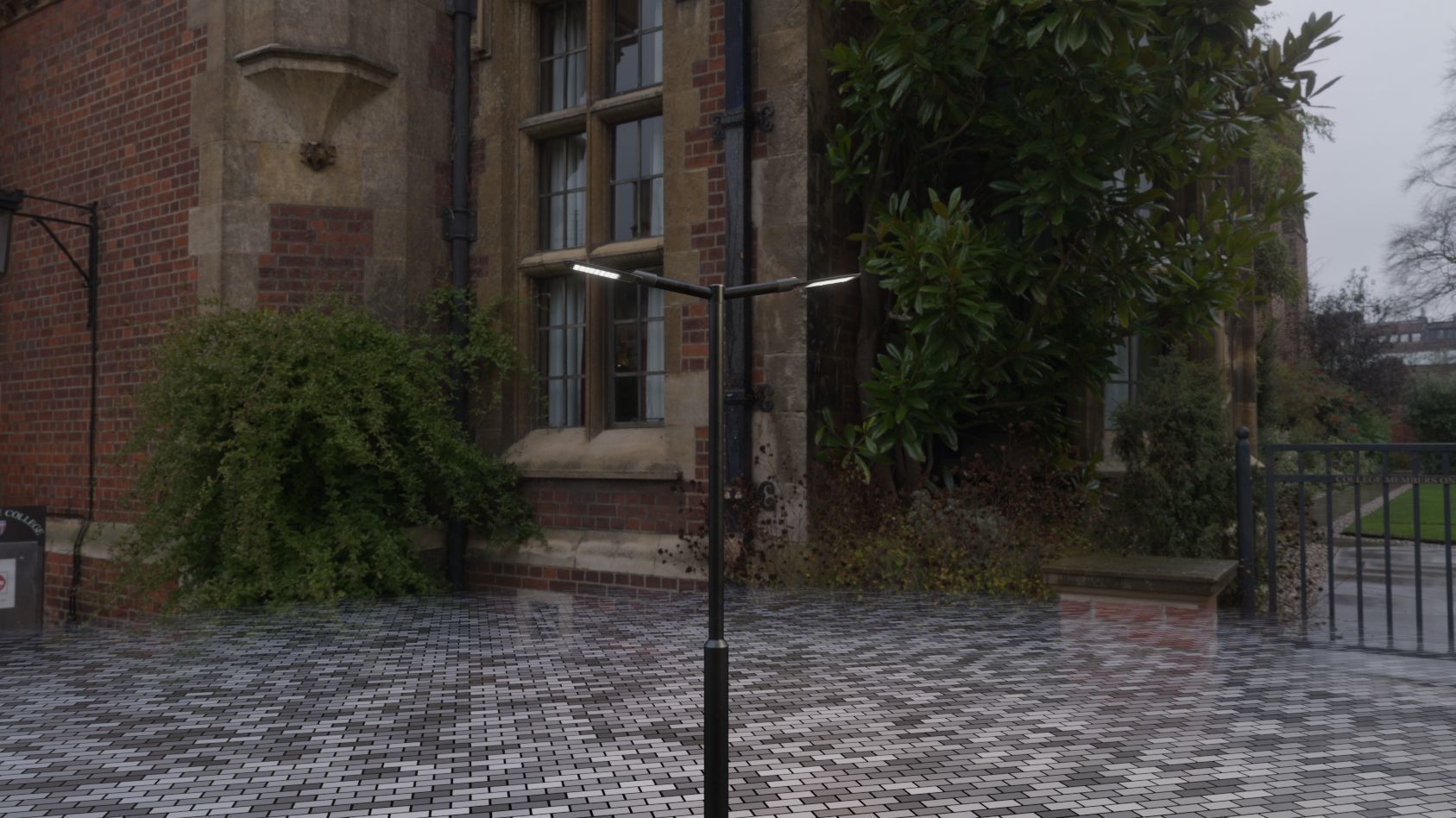 Street Light 12 version 2 3m with pole 3 Low-poly 3D model_67