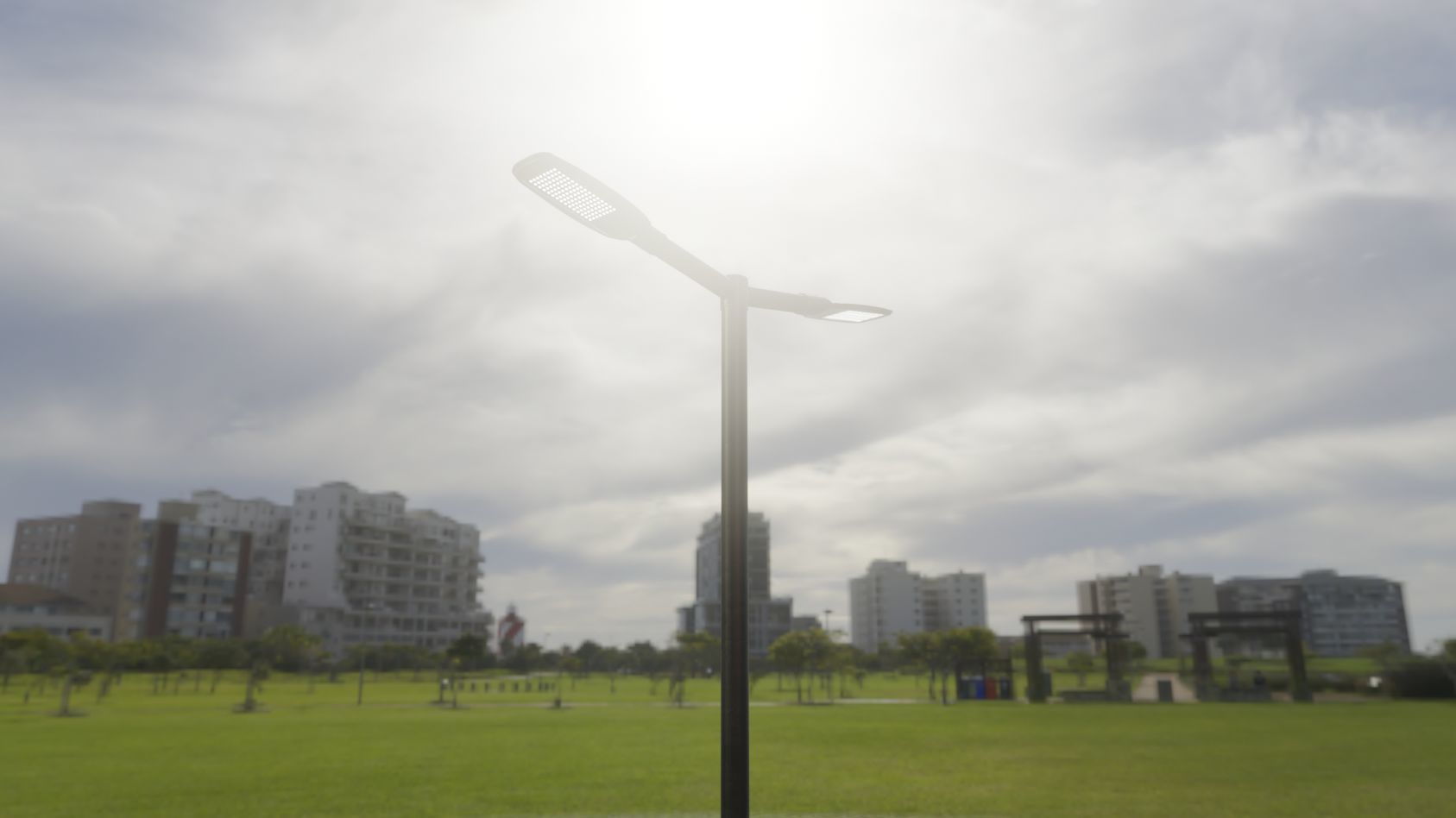 Street Light 12 version 2 3m with pole 3 Low-poly 3D model_47