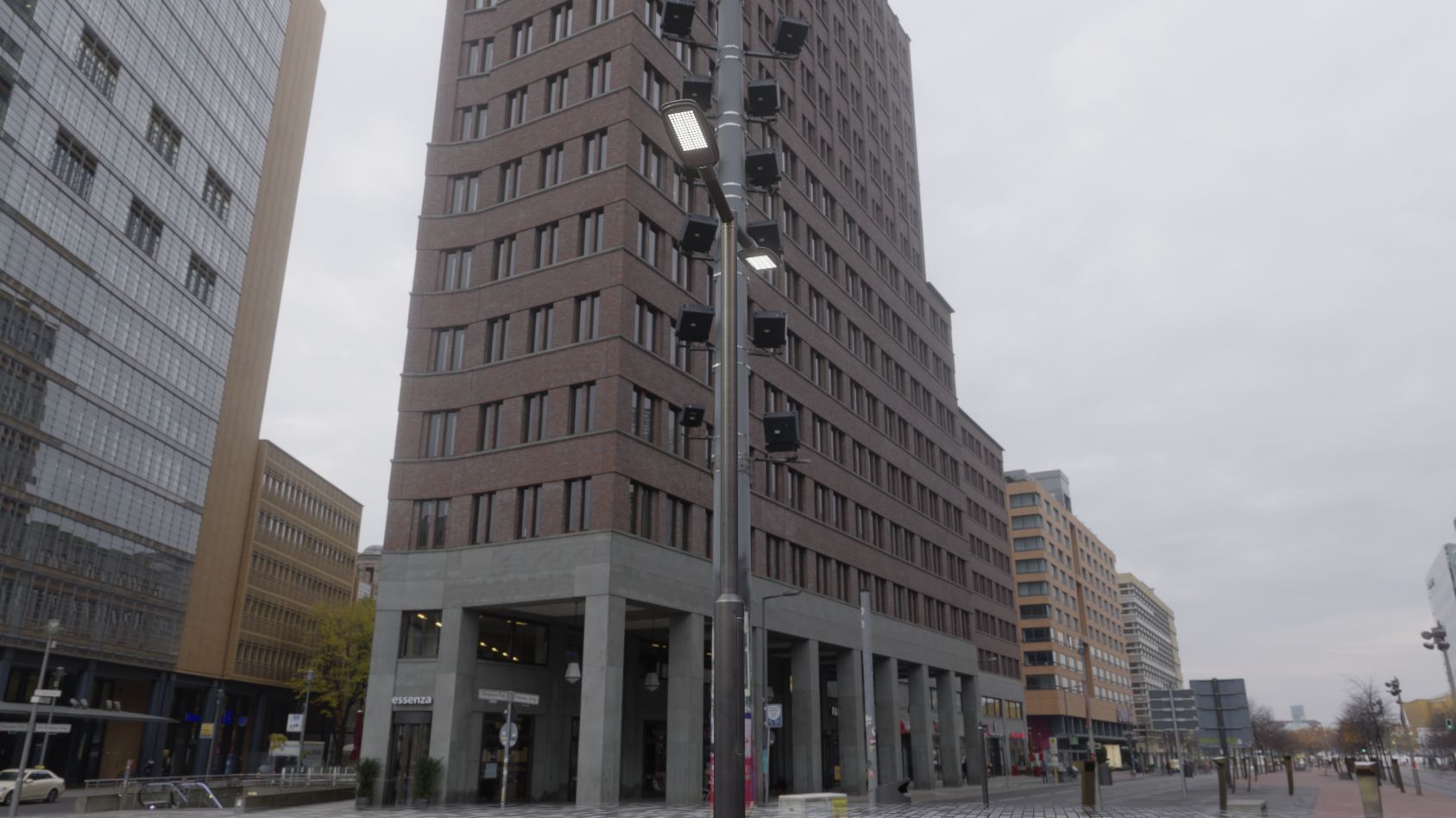 Street Light 12 version 2 3m with pole 3 Low-poly 3D model_79