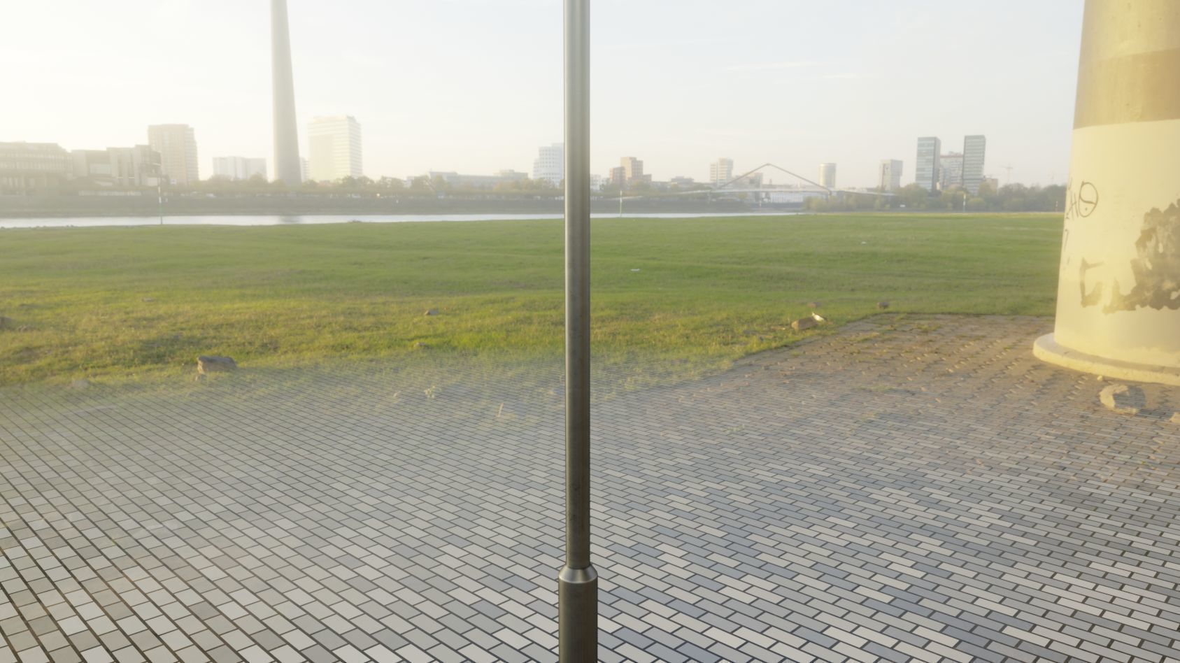 Street Light 12 version 2 3m with pole 3 Low-poly 3D model_40