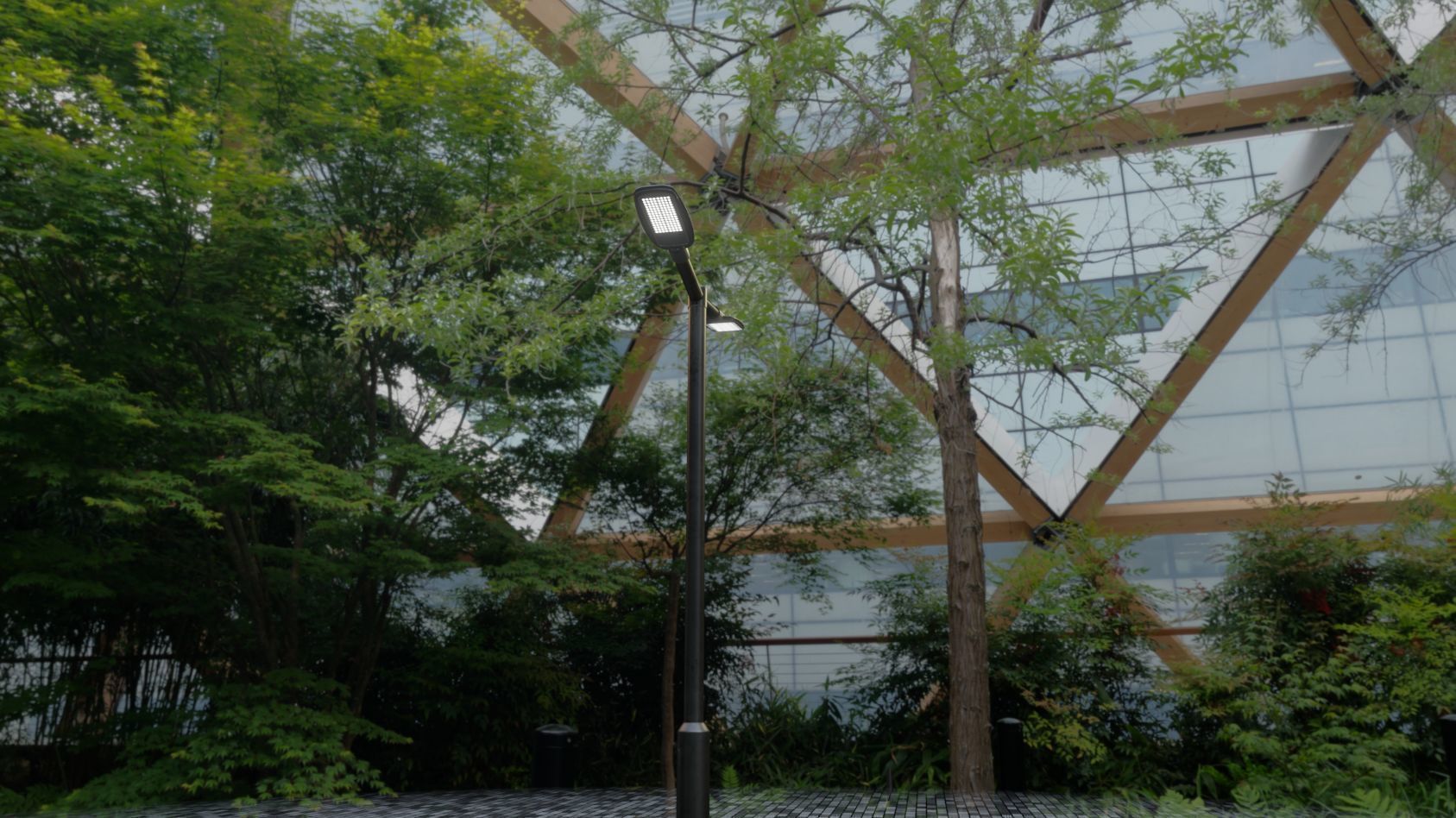 Street Light 12 version 2 3m with pole 3 Low-poly 3D model_60