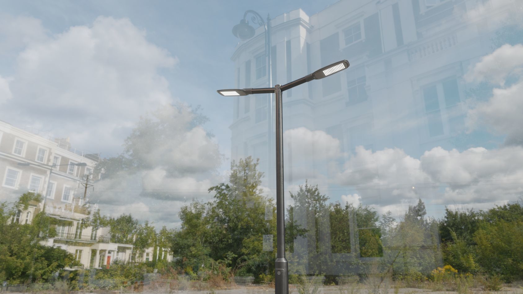 Street Light 12 version 2 3m with pole 3 Low-poly 3D model_88