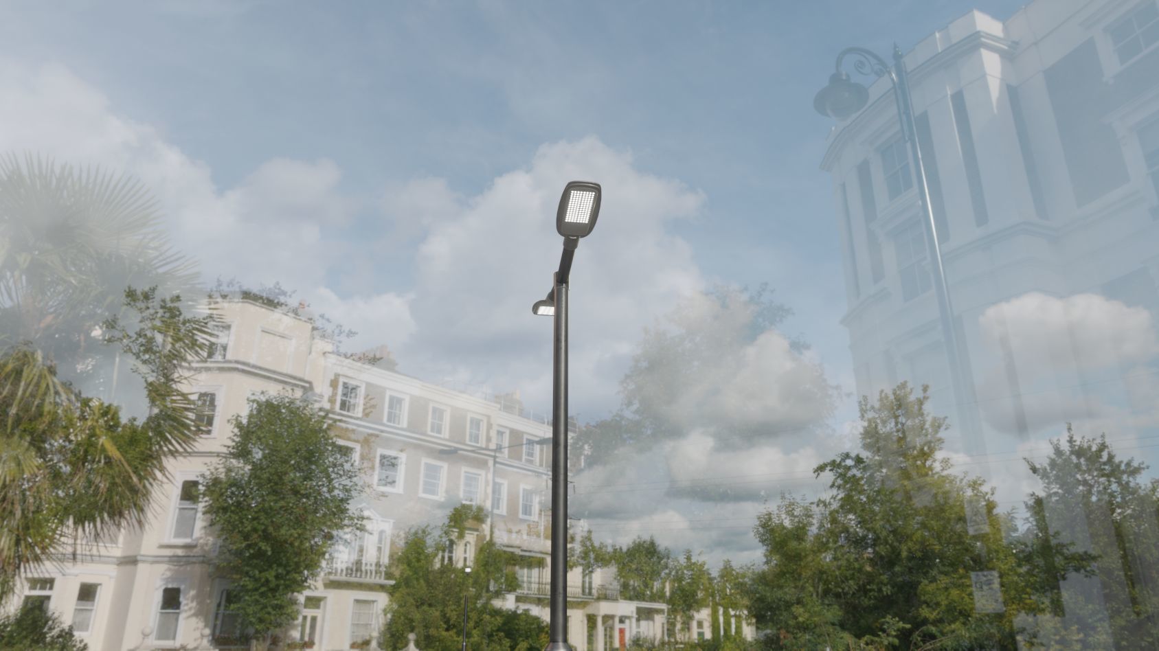 Street Light 12 version 2 3m with pole 3 Low-poly 3D model_58