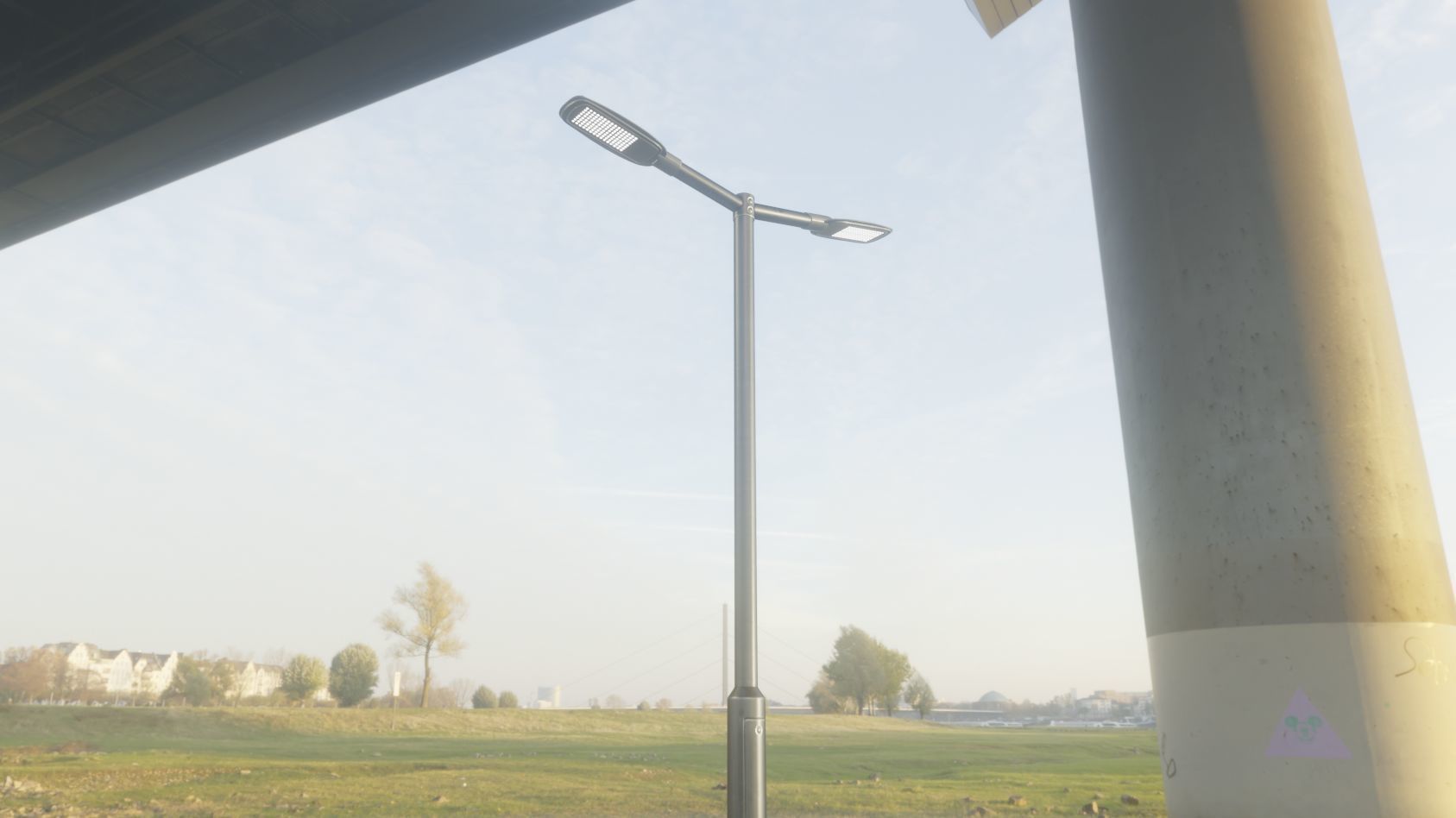 Street Light 12 version 2 3m with pole 3 Low-poly 3D model_15