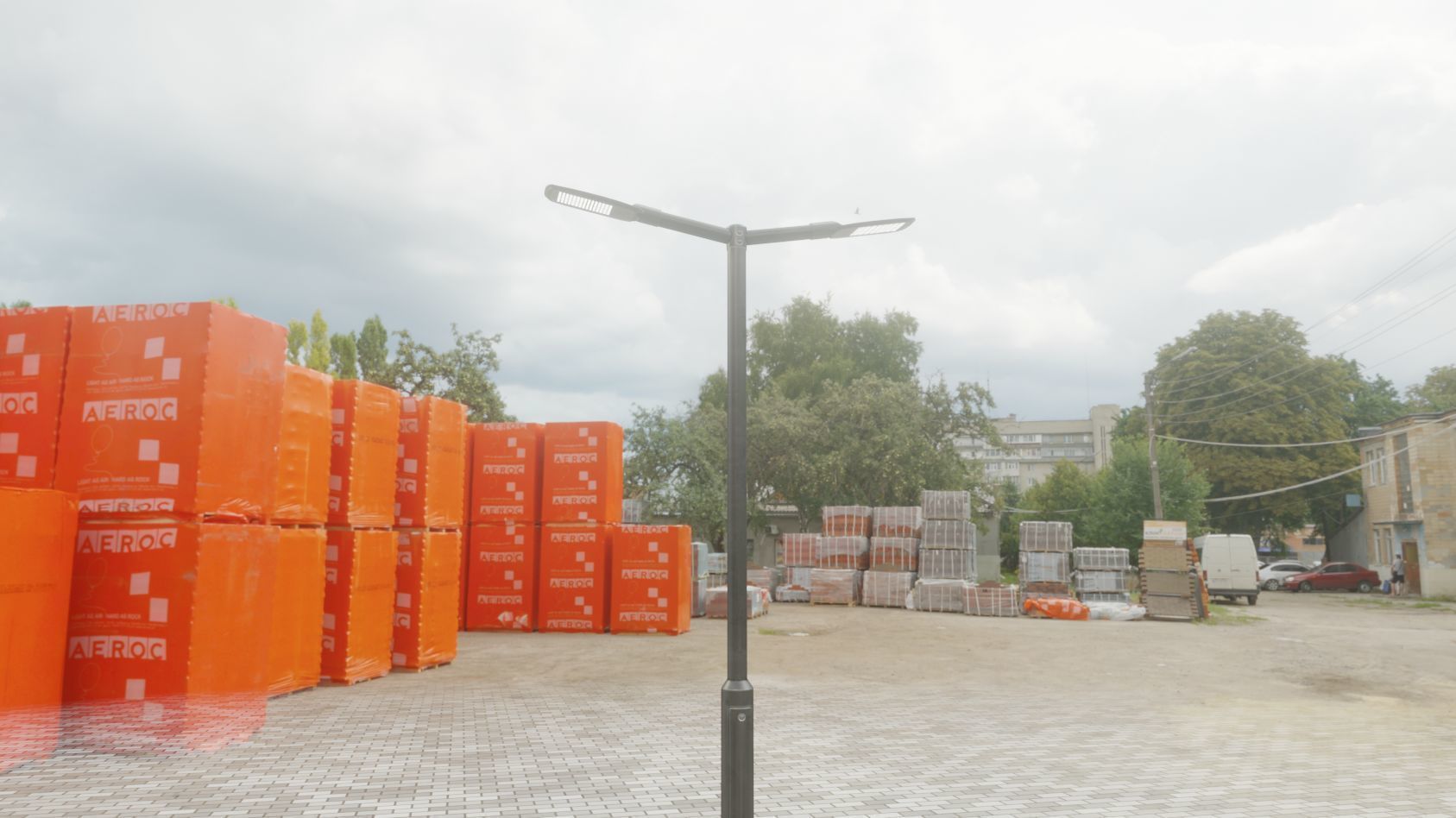 Street Light 12 version 2 3m with pole 3 Low-poly 3D model_84