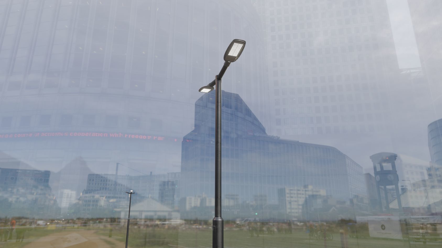 Street Light 12 version 2 3m with pole 3 Low-poly 3D model_57