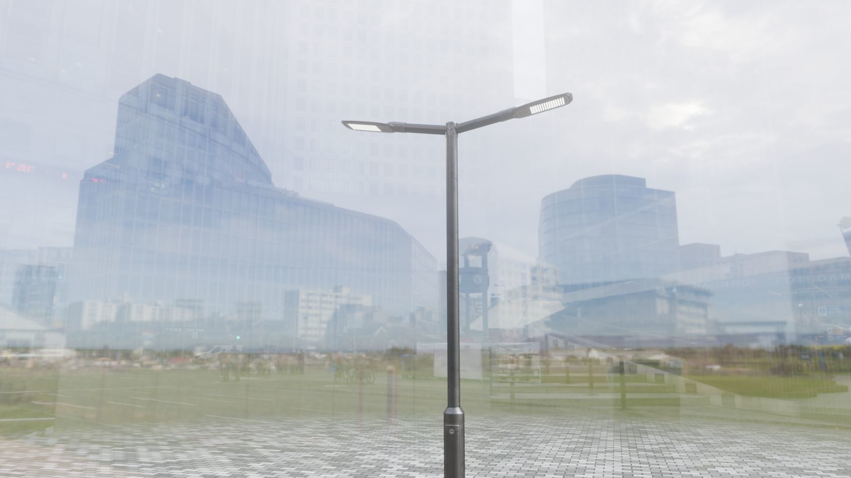 Street Light 12 version 2 3m with pole 3 Low-poly 3D model_87