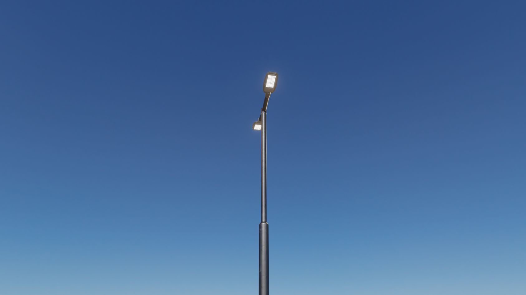 Street Light 12 version 2 3m with pole 3 Low-poly 3D model_93