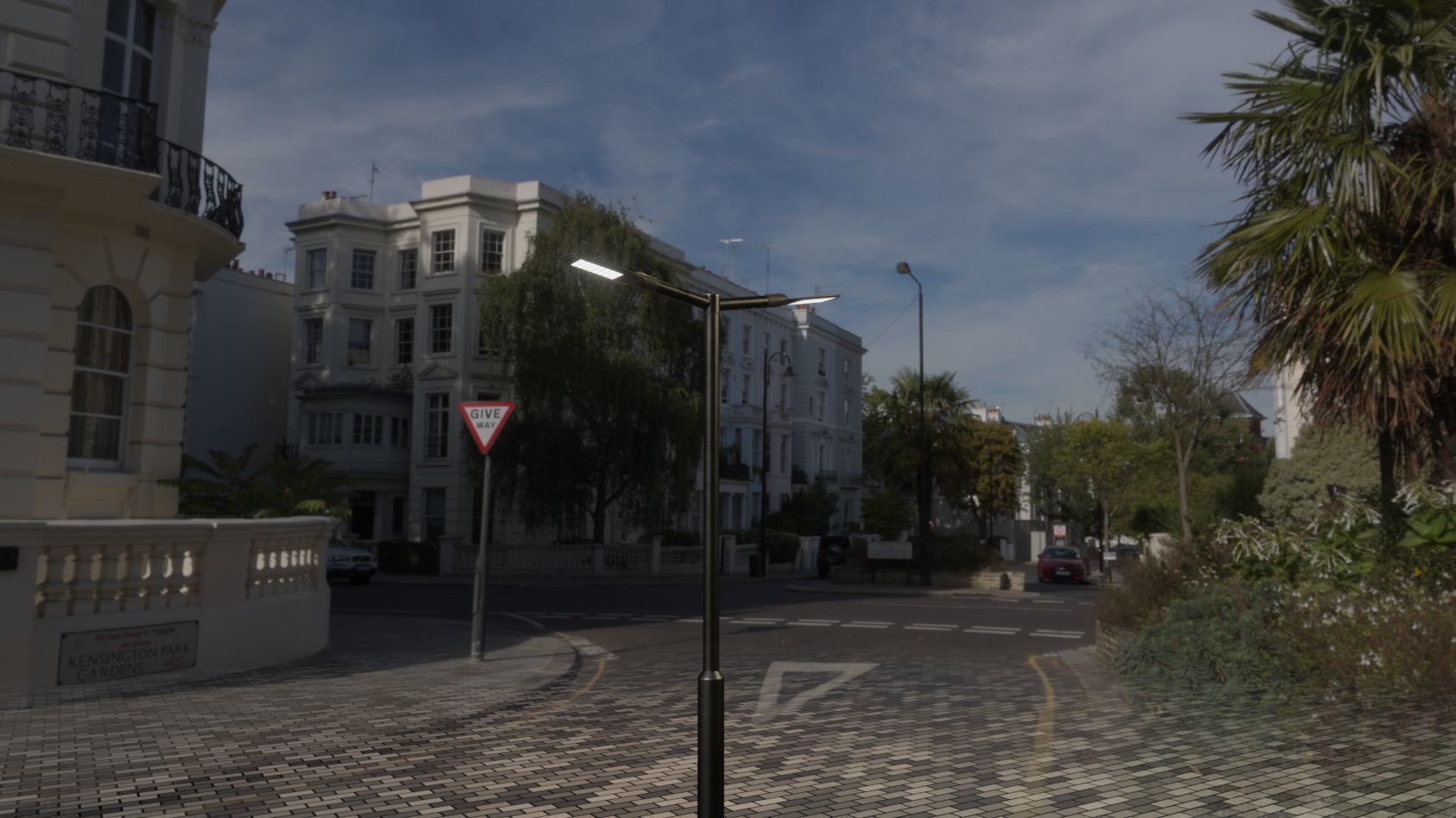 Street Light 12 version 2 3m with pole 3 Low-poly 3D model_65