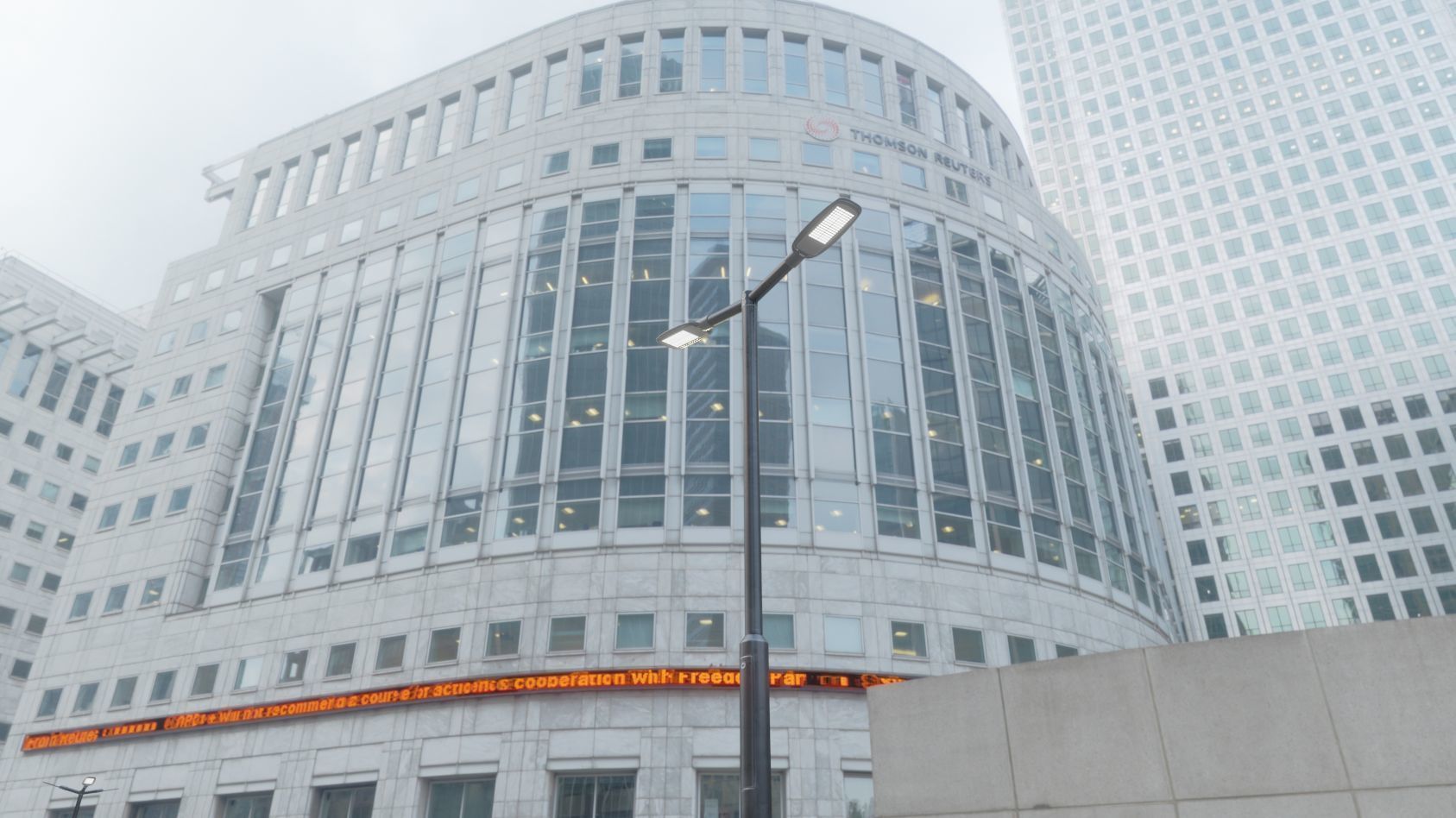 Street Light 12 version 2 3m with pole 3 Low-poly 3D model_91