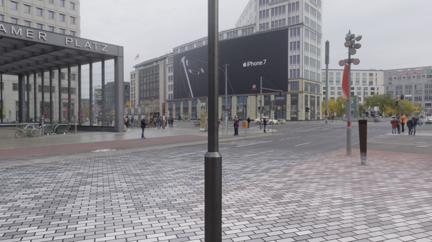 Street Light 12 version 2 3m with pole 3 Low-poly 3D model_34