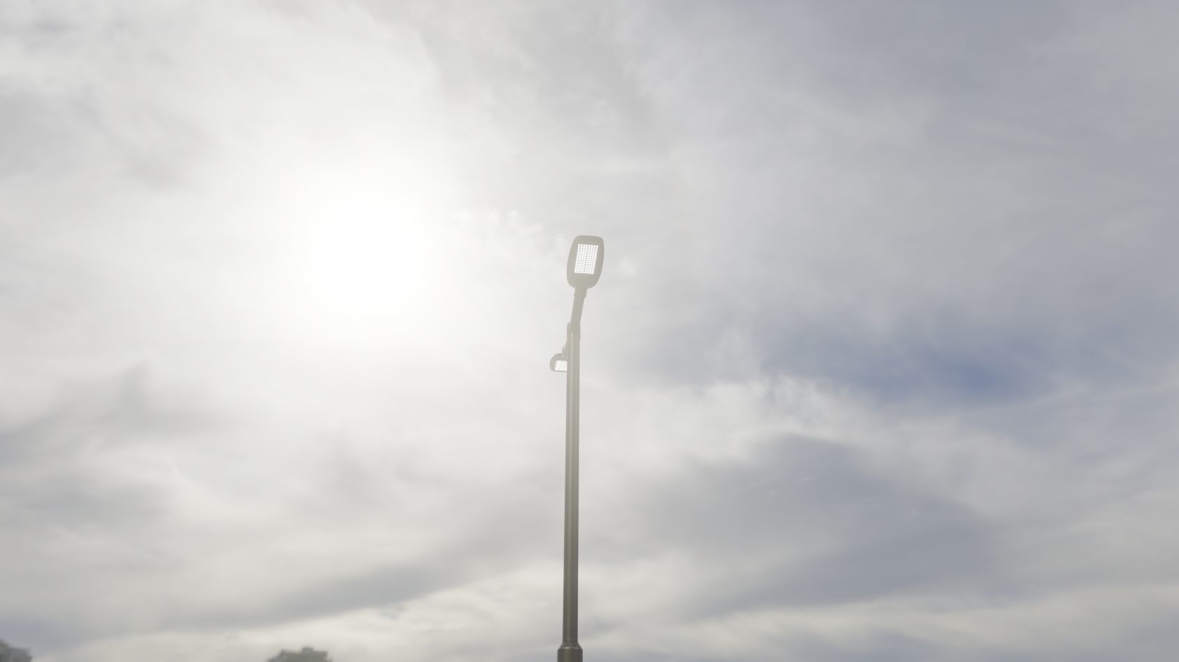 Street Light 12 version 2 3m with pole 3 Low-poly 3D model_77