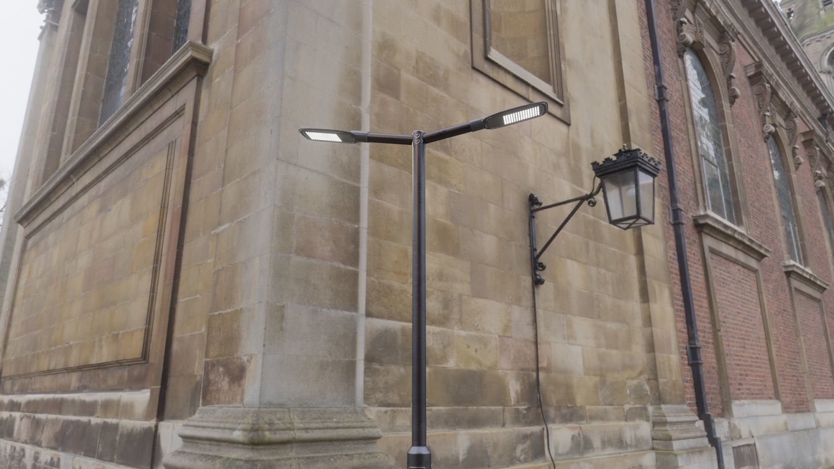 Street Light 12 version 2 3m with pole 3 Low-poly 3D model_52