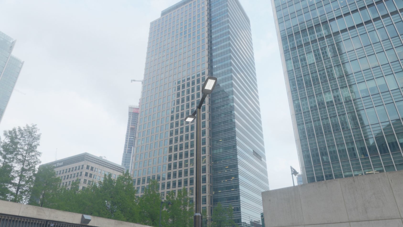 Street Light 12 version 2 3m with pole 3 Low-poly 3D model_76