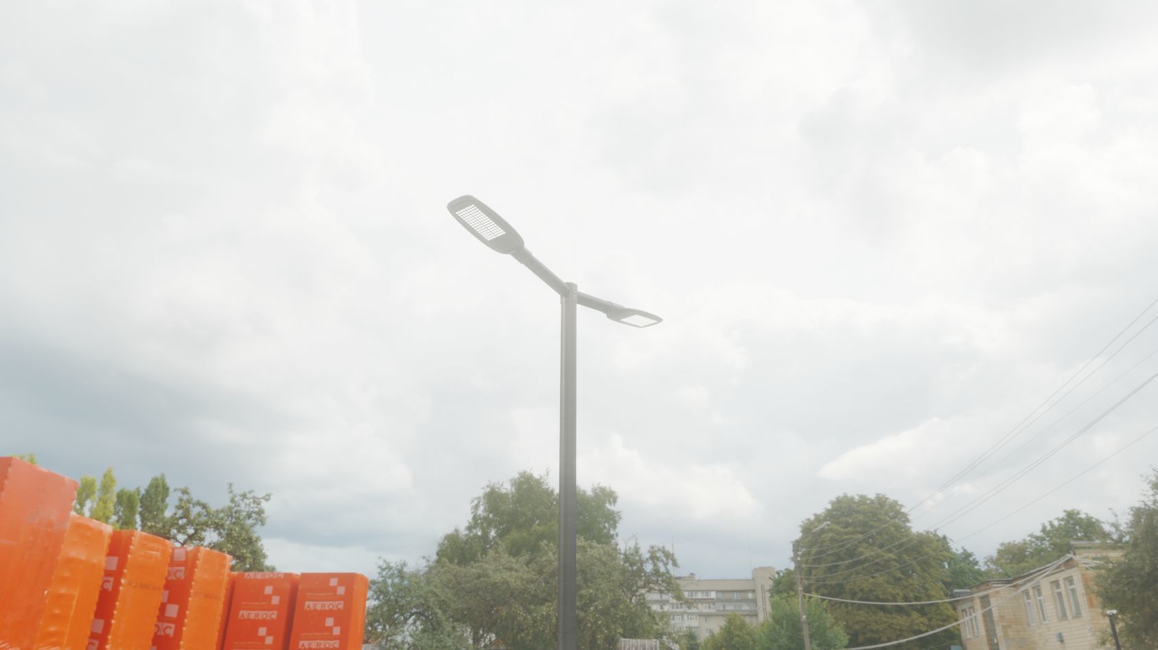 Street Light 12 version 2 3m with pole 3 Low-poly 3D model_14