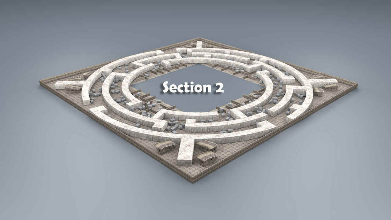 Stone Maze 3D model_3