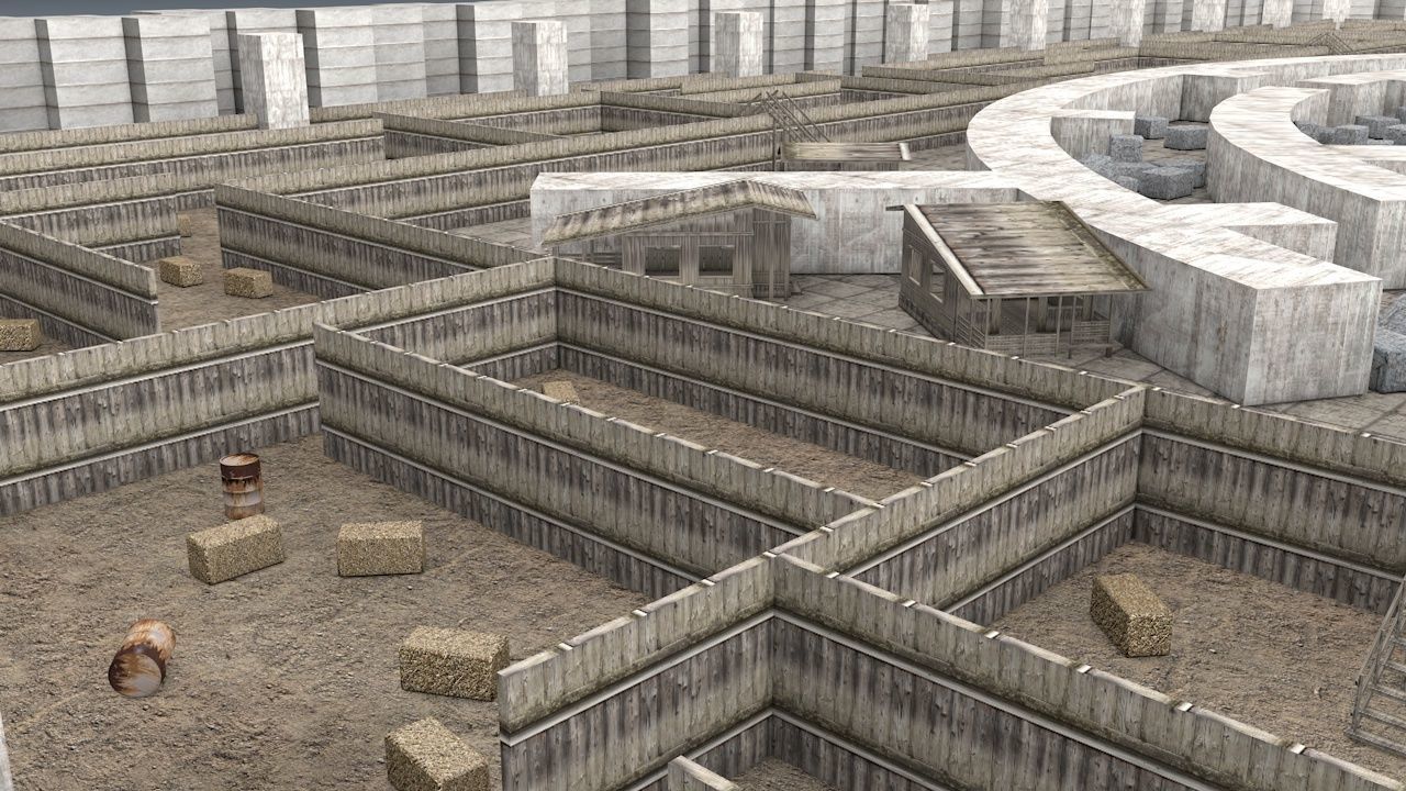 Stone Maze 3D model_19