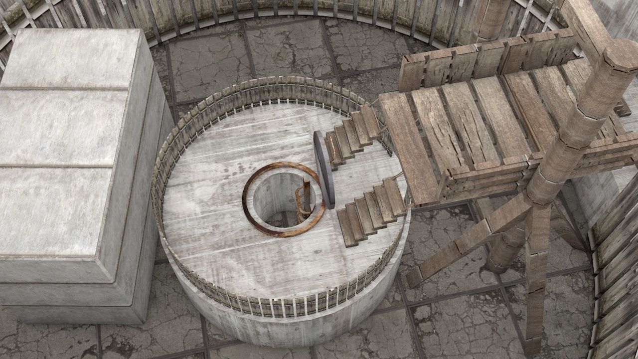 Stone Maze 3D model_8