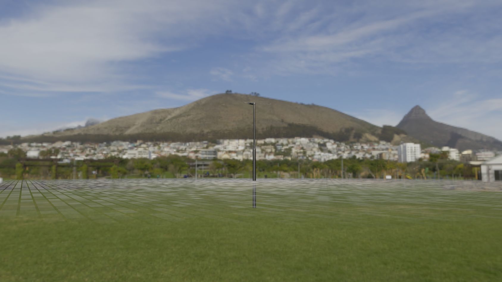 Street Light 12 version 1 3m with pole 3 Low-poly 3D model_39