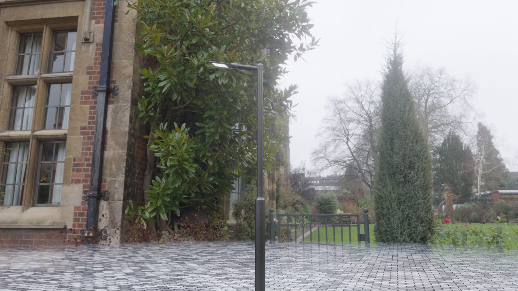 Street Light 12 version 1 3m with pole 3 Low-poly 3D model_4