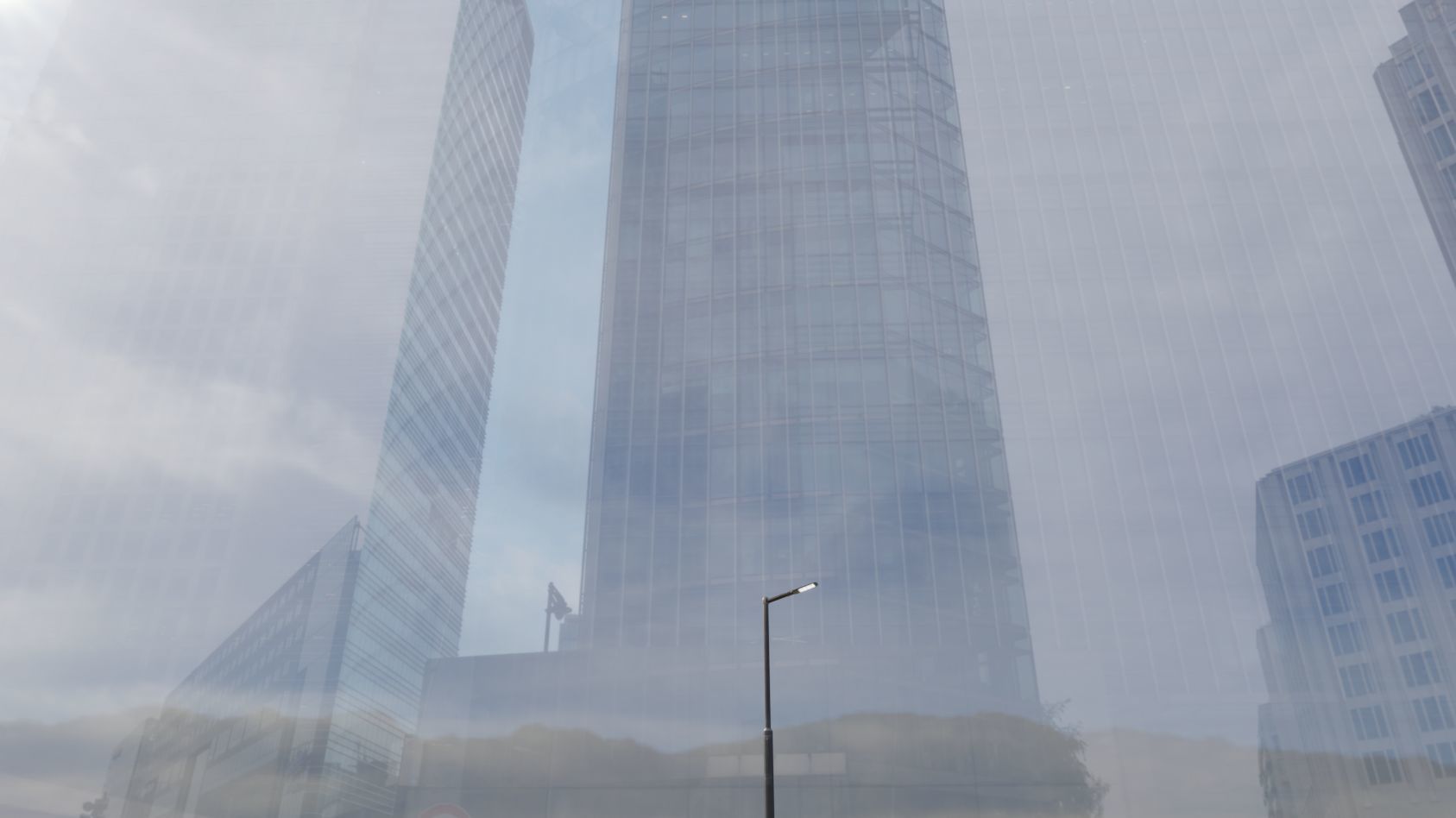 Street Light 12 version 1 3m with pole 3 Low-poly 3D model_19