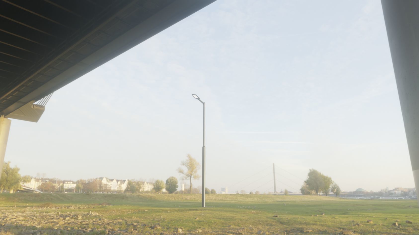 Street Light 12 version 1 3m with pole 3 Low-poly 3D model_62